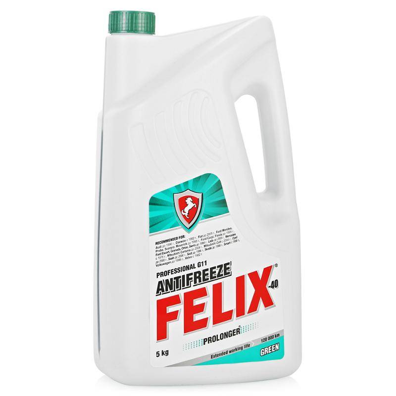 антифриз felix зеленый 5кг